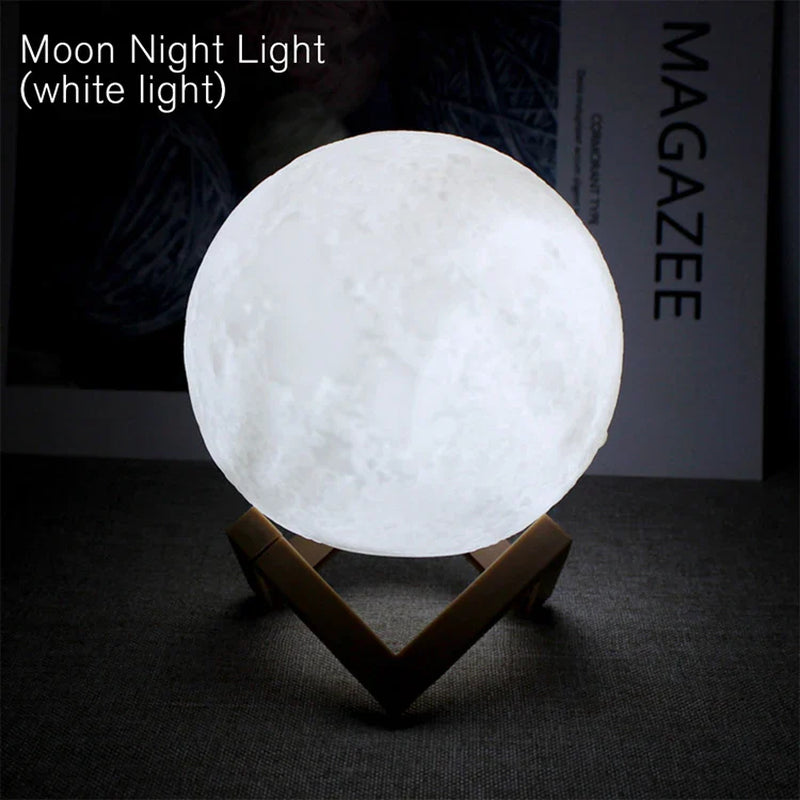 LED Moon and Galaxy Book Light - Ideal Birthday Gift for Children, Perfect for Bedroom Decoration and Indoor Lighting