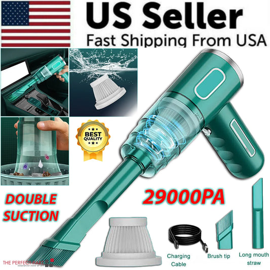 29000PA Cordless Handheld Vacuum Cleaner - Compact Portable Wireless for Home and Auto Use