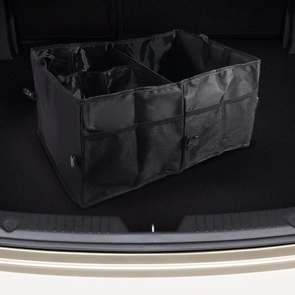 Folding Trunk Cargo Organizer and Storage Bin for Car, Truck, and SUV - 40L Capacity
