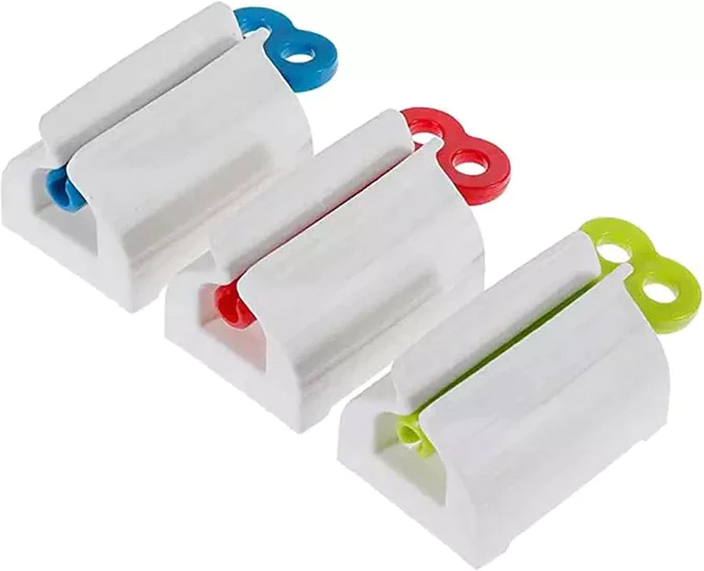 6-Pack Toothpaste Squeezer Stand Dispenser for Bathroom Tubes