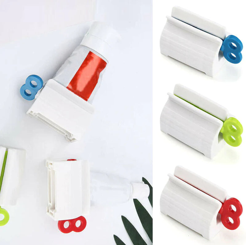 6-Pack Toothpaste Squeezer Stand Dispenser for Bathroom Tubes