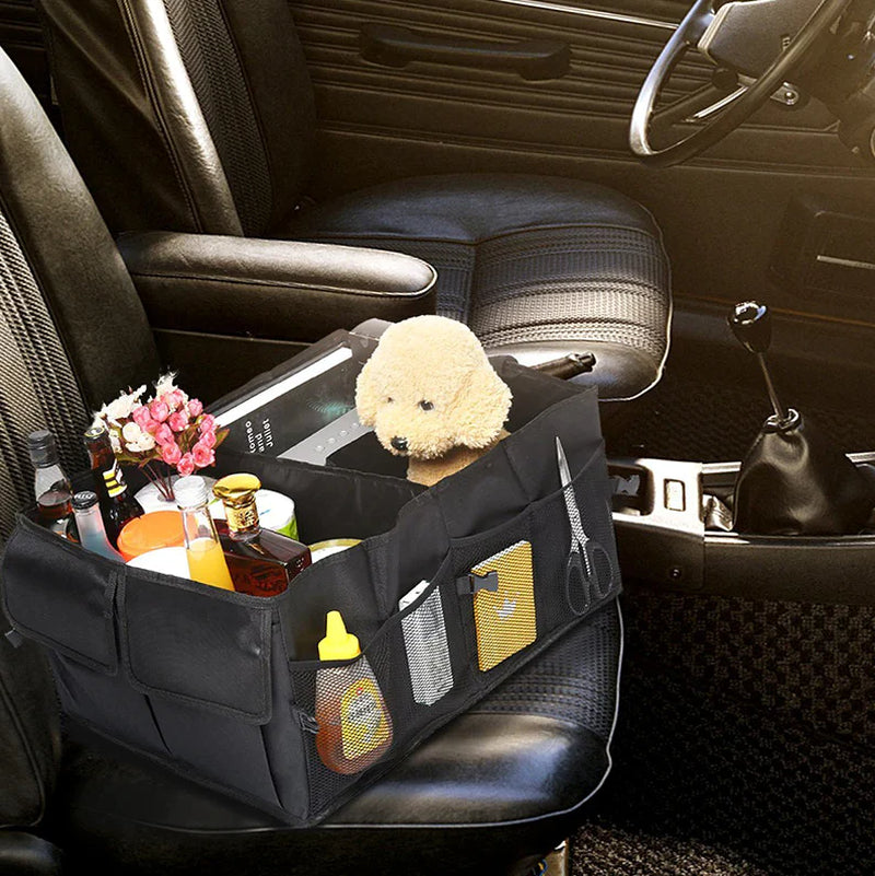Folding Trunk Cargo Organizer and Storage Bin for Car, Truck, and SUV - 40L Capacity