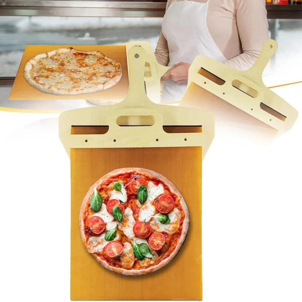 Professional Kitchen Pizza Shovel and Non-Stick Cutting Board for Smooth Transfer and Storage