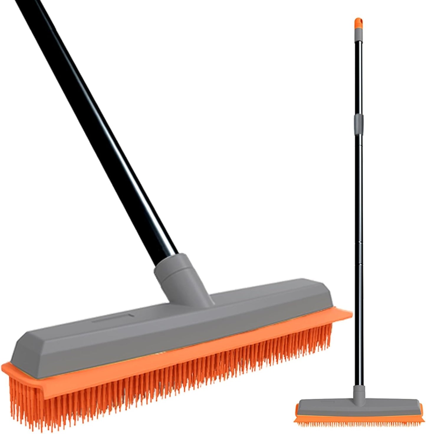 FlexForce Pro: Say goodbye to pet hair! 🐾✨ Check out our Rubber Broom with Squeegee – perfect for carpets, hardwood, and tile cleaning! 