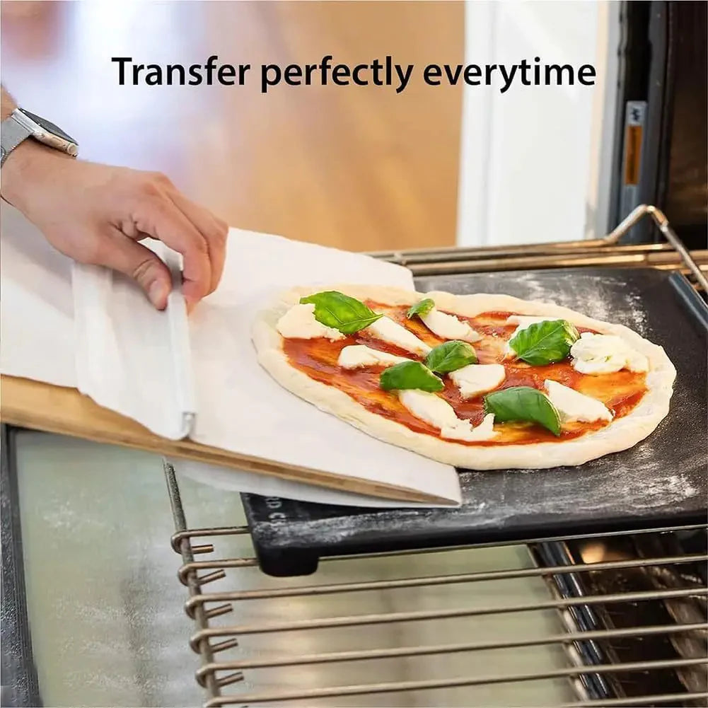 Professional Kitchen Pizza Shovel and Non-Stick Cutting Board for Smooth Transfer and Storage